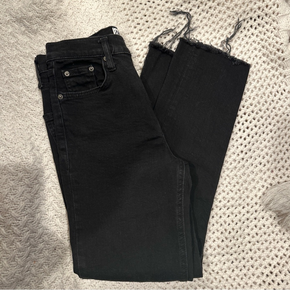 Zara Black High Rise Women Jeans
